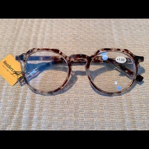 COPY - The Callum Blue Light Reader Brown / Clear Tortoise +1.00